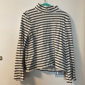 Madewell Stripe Mockneck
